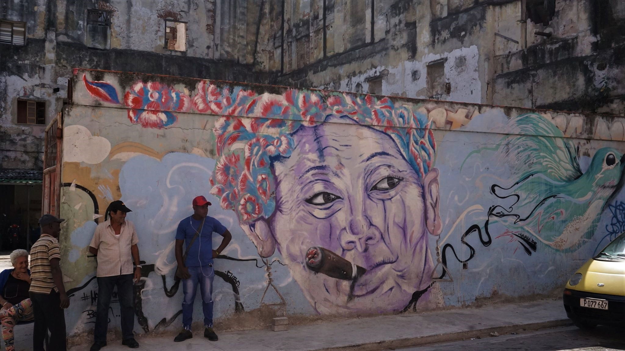 Murale w Hawanie Centro