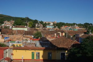 Panorama Trinidadu z wiezy klasztoru św. Franciszka z Asyżu